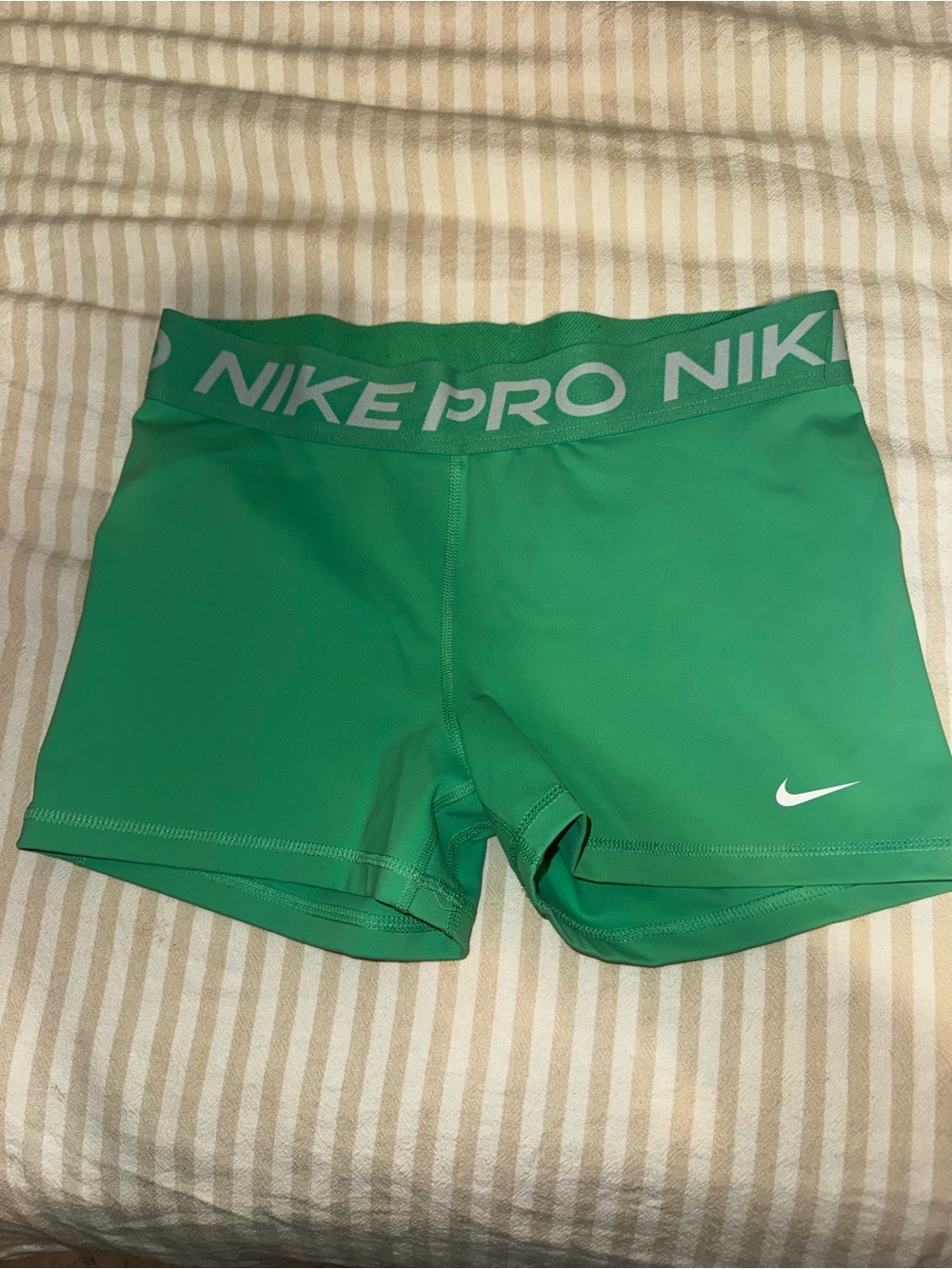 Nike Pro Bright Green Women's Bike Shorts